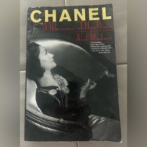 CHANEL Black & Red Vintage-Style Coffee Table Book